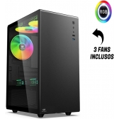 Gabinete Gamer ATX sem Fonte C/ 3 Coolers USB 3.0 C3 Tech MT-G200BK