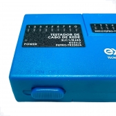 Testador de cabo RJ45 e RJ11 EXBOM Mini FEPRO-TR220