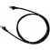 Cabo Rede Patch Cord CAT6 1,5m Pluscable ETH6U15BK Preto