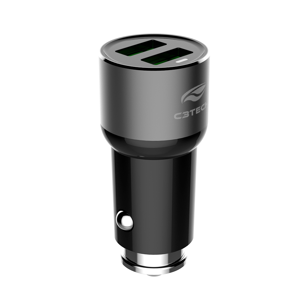 Carregador Veicular USB 3,6A C3 Tech UCV-60BK