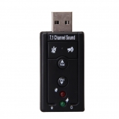 Adaptador de Placa de Som USB 7.1 ITBLUE