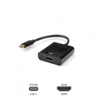 Cabo Adaptador USB C para HDMI Pluscable ADP-USBCHDMI10BK