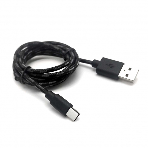 Cabo Celular USB C 1,0m 2A C3 Tech CB-C11GBK