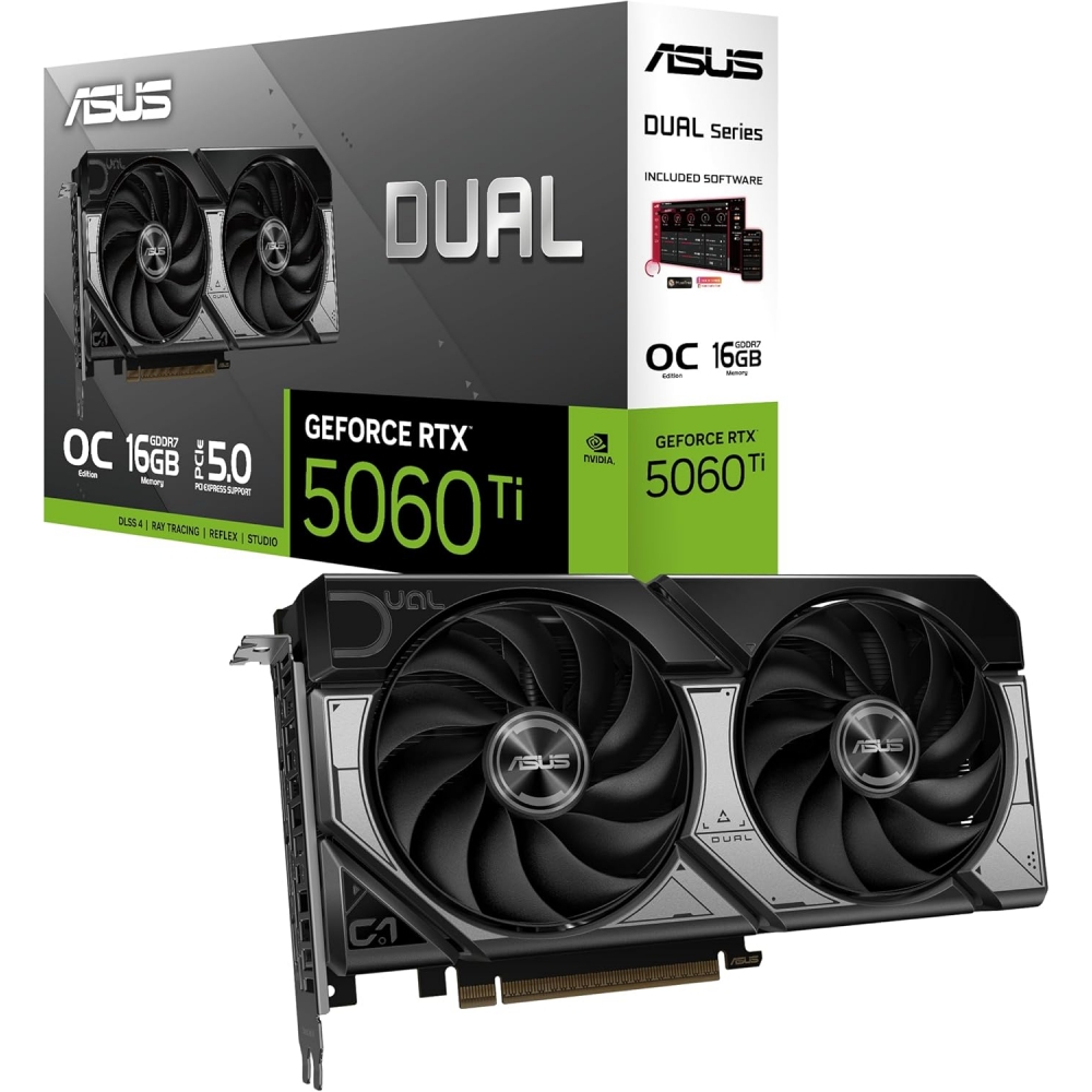 Placa de Vídeo RTX5060Ti 16GB GDDR7 256Bits Asus Prime OC edition