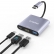Adaptador USB C para HDMI 1.4 USB 3.0 e USB C 3.2 100w Comtac