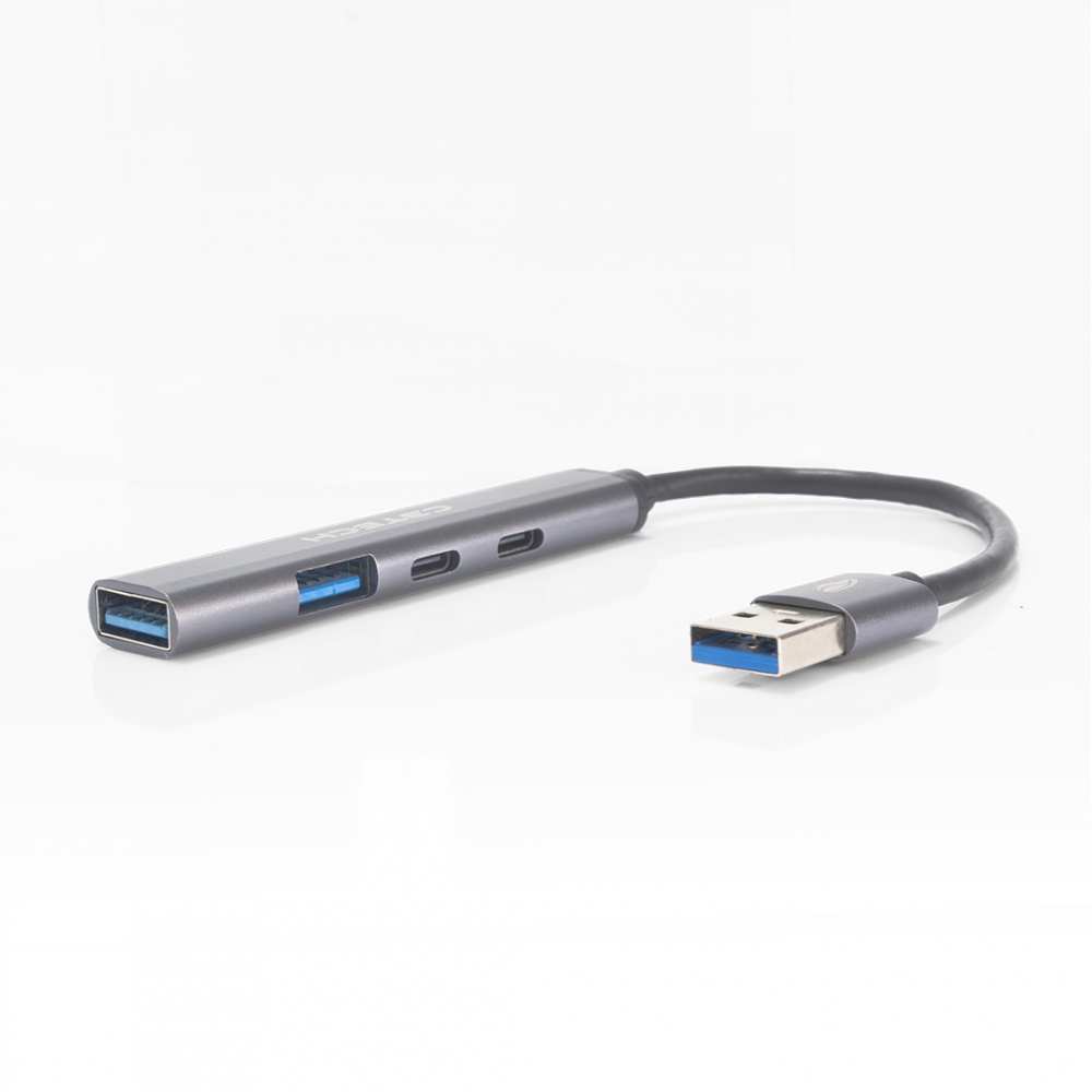 Hub USB 3.0 com 1P 3.0 1P 2.0 2P C C3 Tech HU-C330SI