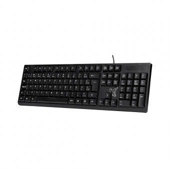 Teclado USB Maxprint Universitario Preto