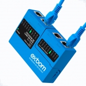 Testador de cabo RJ45 e RJ11 EXBOM Mini FEPRO-TR220