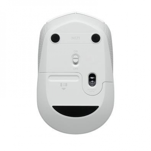 Mouse sem Fio USB Logitech M170 - Branco