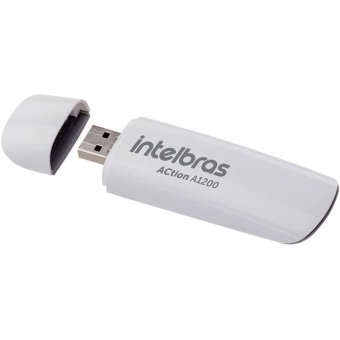 Adaptador USB Wireless AC1200MBPS Intelbras/Dual band