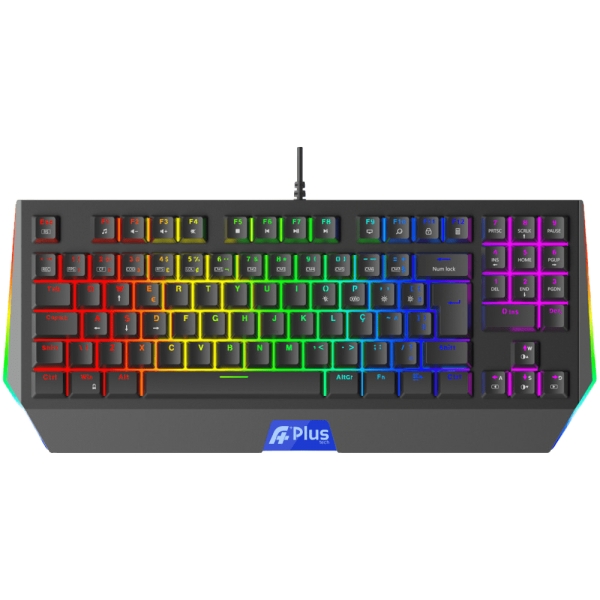 Teclado Mecânico Gamer Aplus Mizu Rainbow - Outemu Blue
