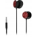 Fone de Ouvido Intra Auricular HP DHH-1112 Preto e Vermelho