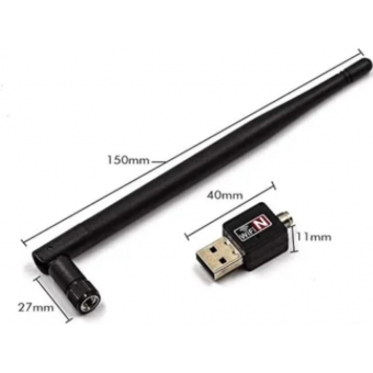 Adaptador USB Wireless com antena ONEX WF-7504