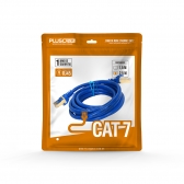 Cabo Rede Patch Cord CAT7 2,5m Pluscable CAT725BL Azul