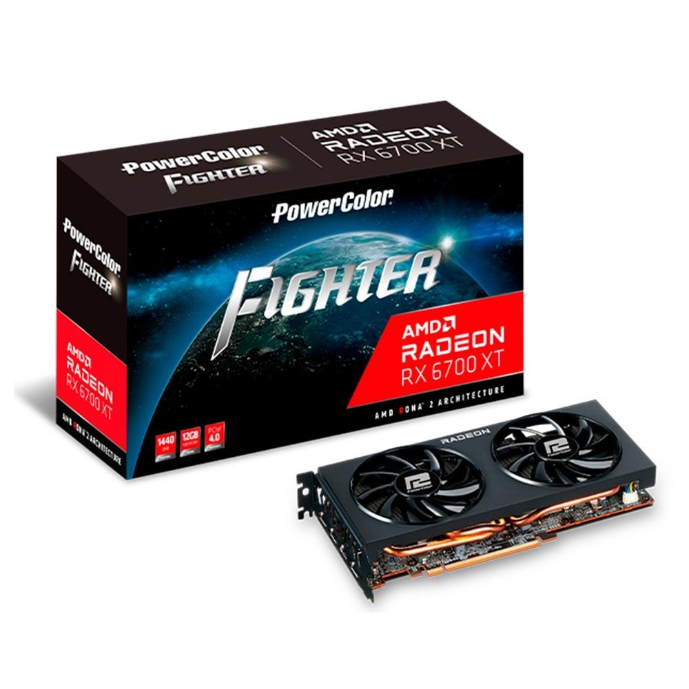Placa de Vídeo Radeon RX6700 12GB GDDR56192 Bits Power Color Red Devil