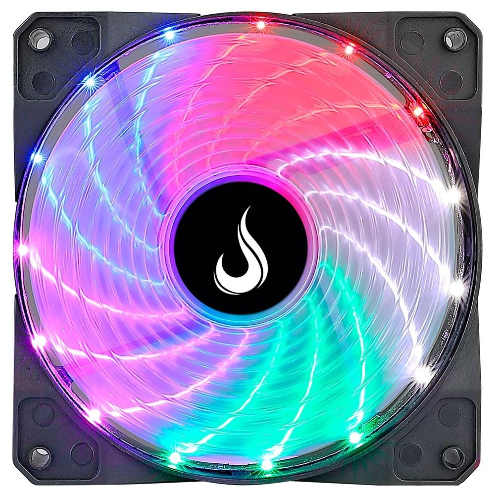 Cooler para Gabinete 12cm Rise Led Rainbow