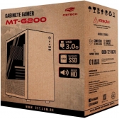 Gabinete Gamer ATX sem Fonte C/ 3 Coolers USB 3.0 C3 Tech MT-G200BK