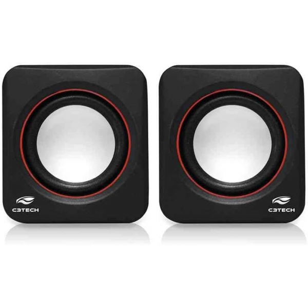 Caixa Som 2.0 C3 Tech SP-301BK