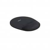 Mouse Pad Preto com Apoio Ergonomico Reliza