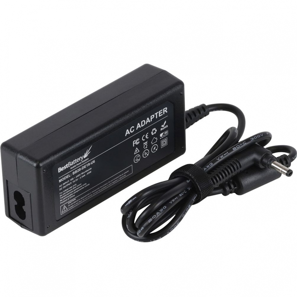 Fonte para notebook Dell/VAIO 19,5V 3,34A 65W BB20-DE19-U6 (Ultrabook)*
