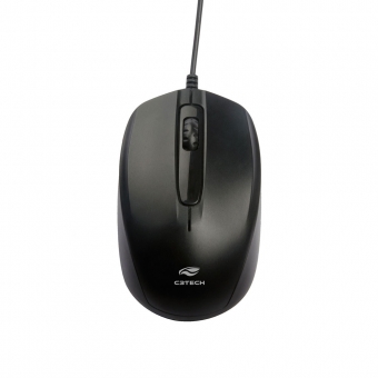 Mouse USB C3 Tech MS-30BK Preto