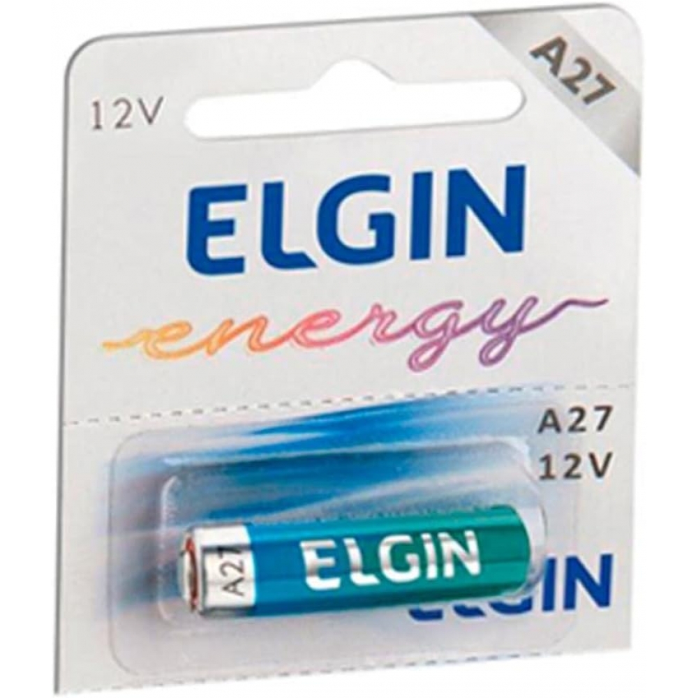 Pilha Alcalina Mini ELGIN A27 12V