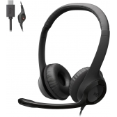 Headset Fone de Ouvido audio digital Logitech H390 Preto USB C