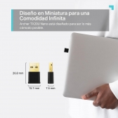 Adaptador USB Wireless Tp-Link Archer TX20U Nano AX1800 Dual Band / Wifi 6