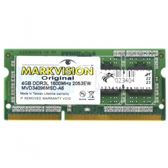 Memoria DDR3 4GB 1600Mhz LV Markvision para Notebook
