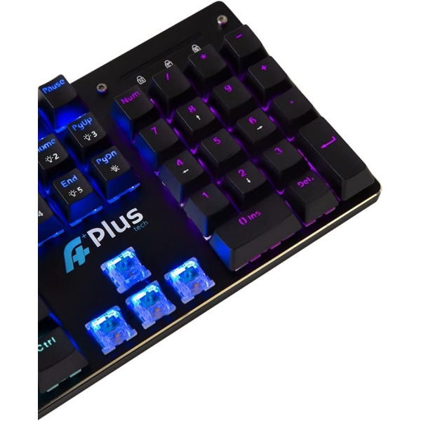 Teclado Mecânico Gamer A+ Plus Tech Kahn Rainbow