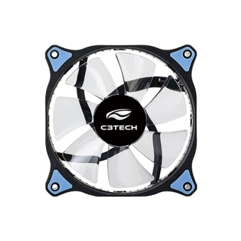 Cooler para Gabinete 12cm C3 Tech LED F7-L130BL Azul