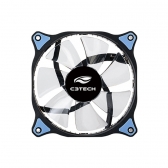Cooler para Gabinete 12cm C3 Tech LED F7-L130BL Azul