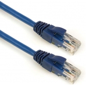 Cabo Rede Patch Cord CAT5E 10m Pluscable PC-ETHU100BL Azul