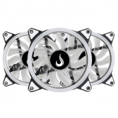 Kit Cooler Fan com 3un 120mm Rise Mode Smart RM-FN-02-RGB 12v