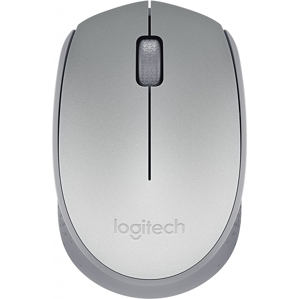 Mouse sem Fio USB Logitech M170 - Prata