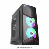 Gabinete Gamer ATX sem Fonte USB 2.0 C3 Tech MT-G90BK
