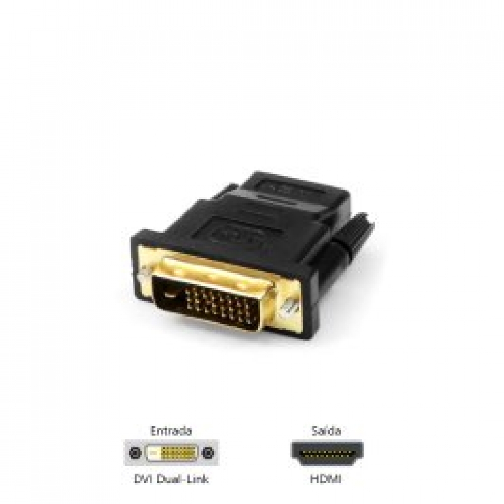 Adaptador DVI-D M X HDMI F Pluscable ADP-DVIHDMI10BK