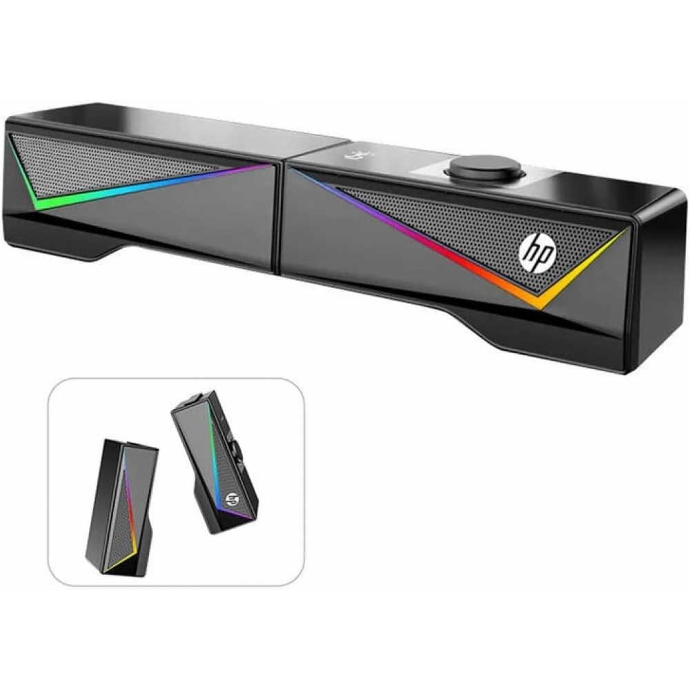 Caixa Som 2.0 Soundbar HP DHE-6005 6W RGB