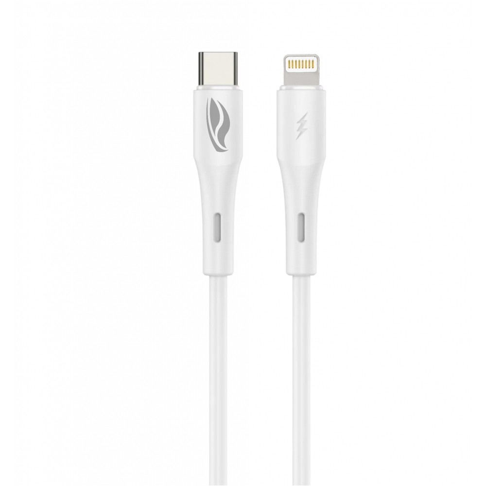 Cabo Celular USB C Lightning  1,0m C3 Tech CB-CL300WH