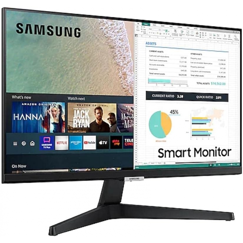 Monitor LED 24’ Full HD IPS HDR Samsung Smart M5 S24AM506NL Bluetooth
