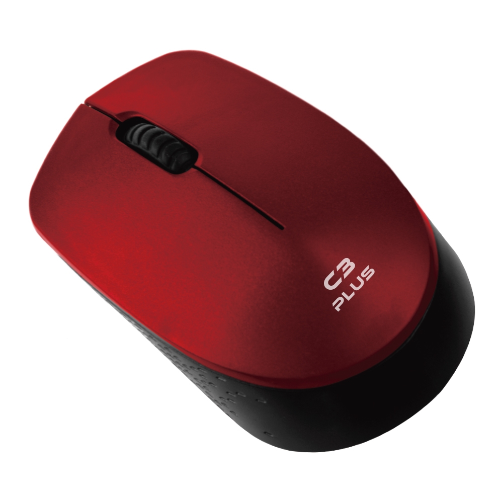 Mouse sem fio USB C3 Tech M-W17 - Vermelho