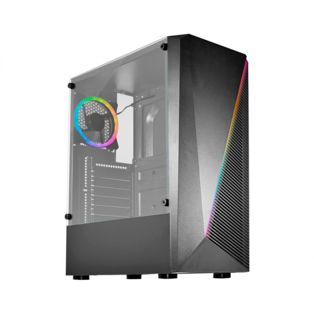 Gabinete Gamer ATX Kmex CG02W5 Demon Preto Sem Fan